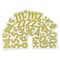 12 Pack: Gold Glitter Rounded Number Stickers by Recollections™